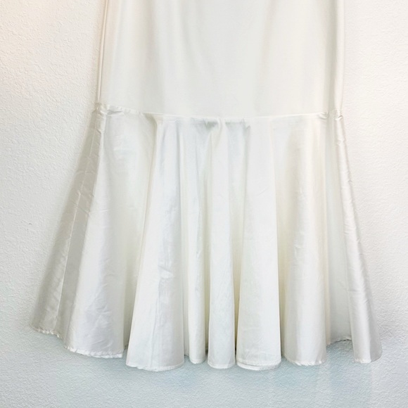 Vita Grace Sienna Cocktail Contrast Fit n Flare Skirt Alabaster Size 12 - Picture 4 of 13